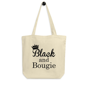 Black & Bougie Tote Bag (natural)
