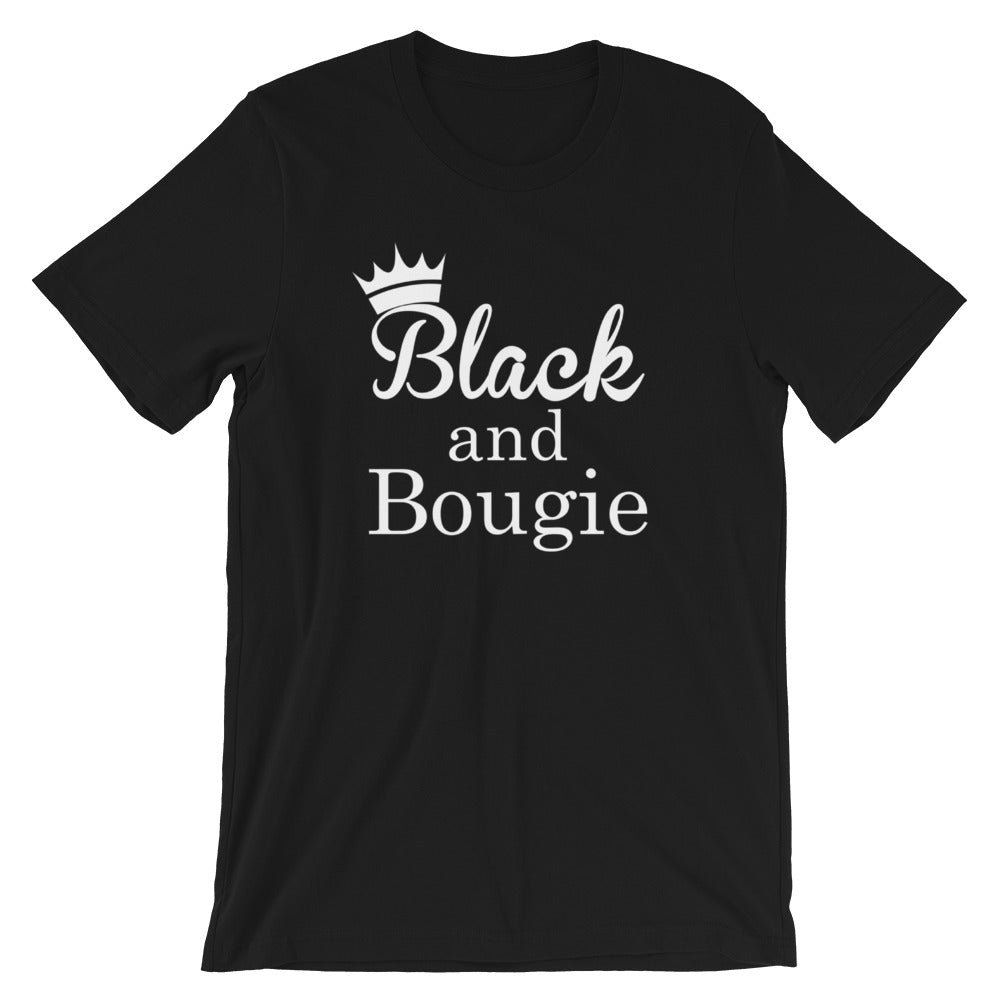 Black & Bougie Queen Short-Sleeve Unisex T-Shirt